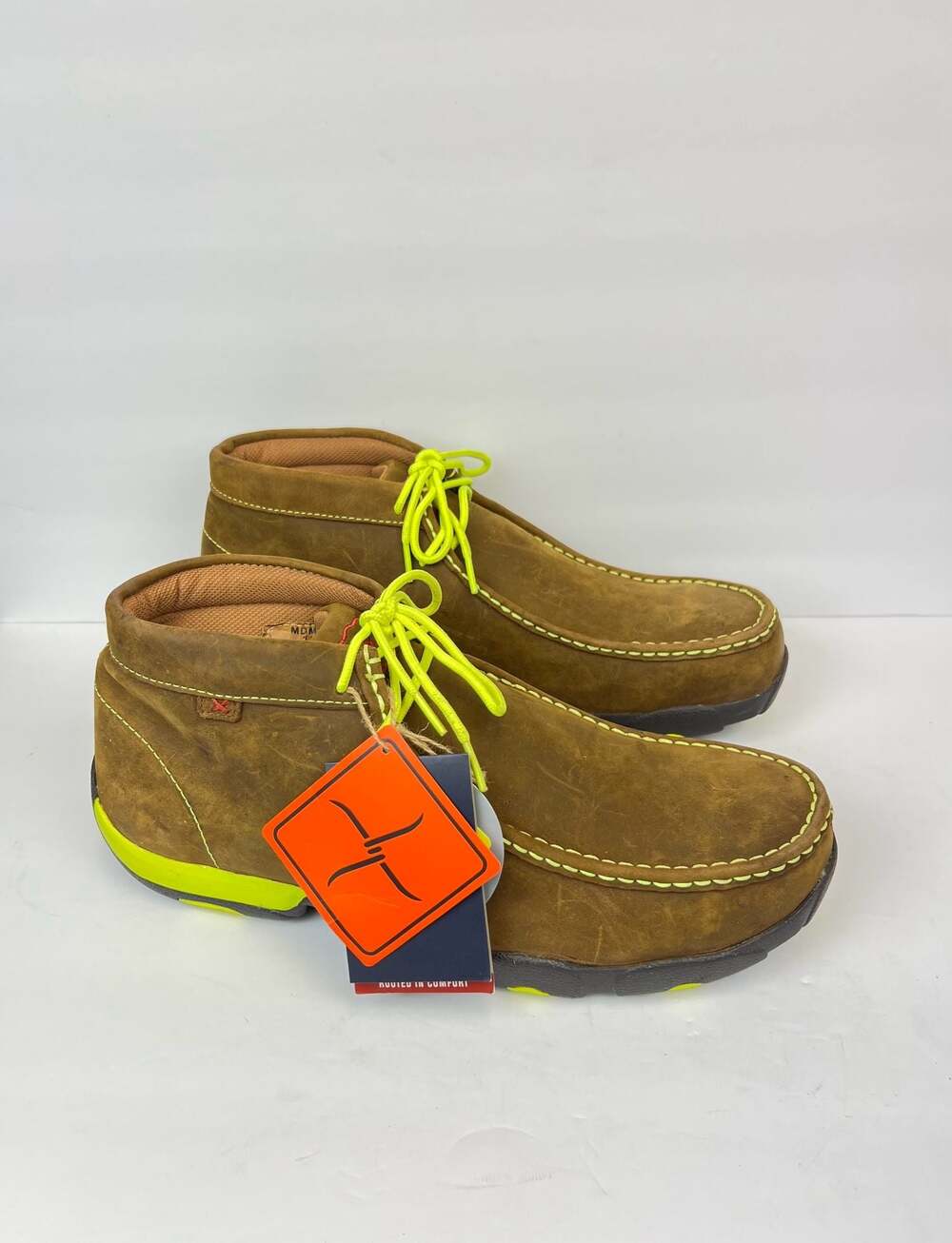 Twisted X Men's Work Steel Toe Chukka Driving Moccasins MDMST02 Size 13